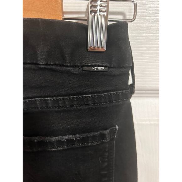 Mother Black Looker Ankle Fray Guilty as Sin Jeans Size 26 - Picture 6 of 9